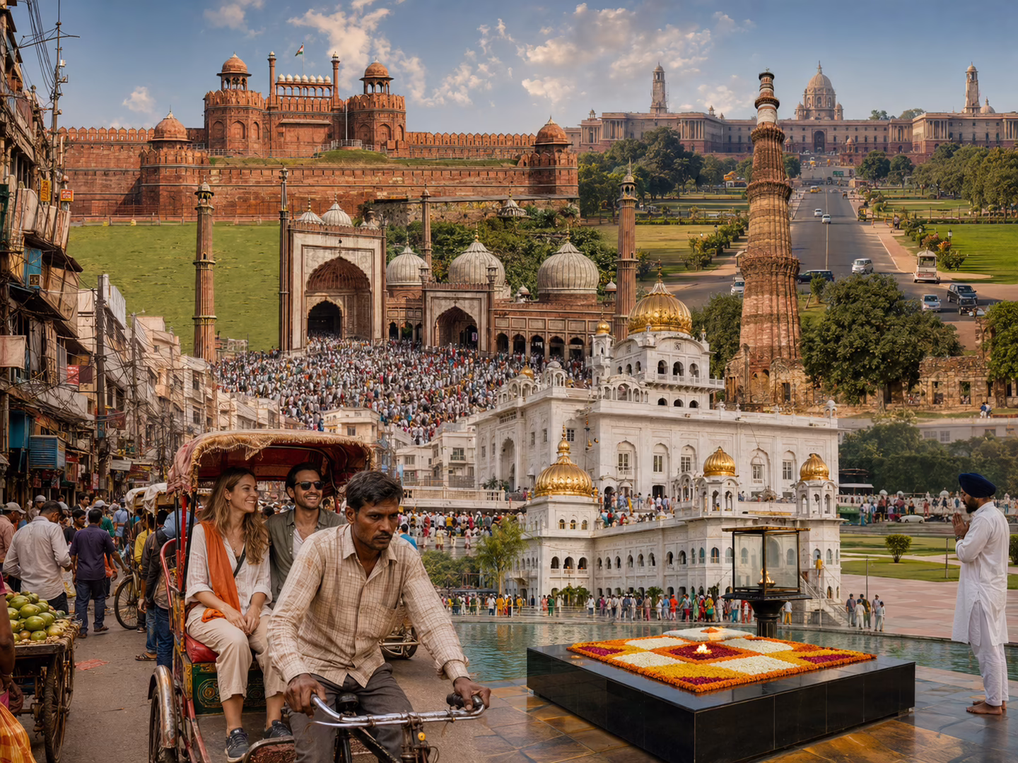 Delhi, del Viejo al Nuevo