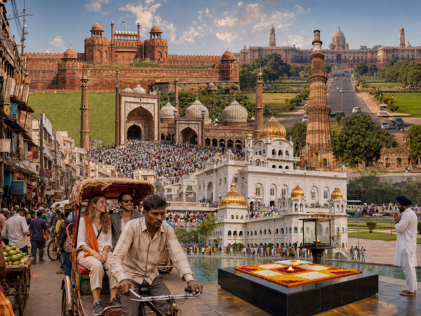 Delhi, del Viejo al Nuevo