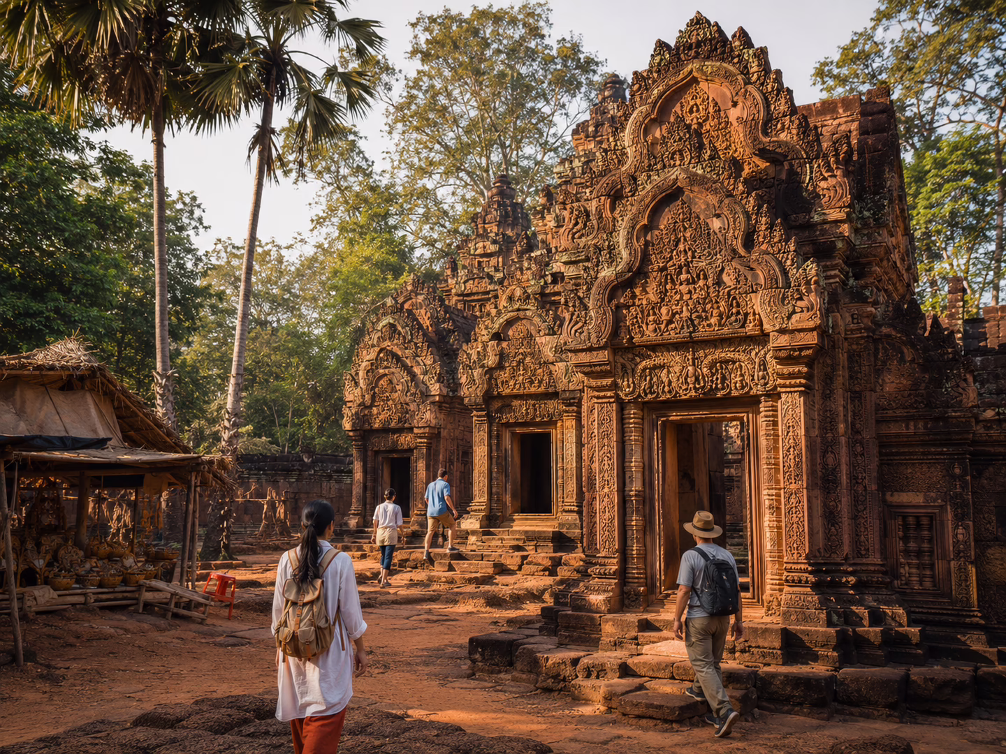 Banteay Srei y aldeas locales