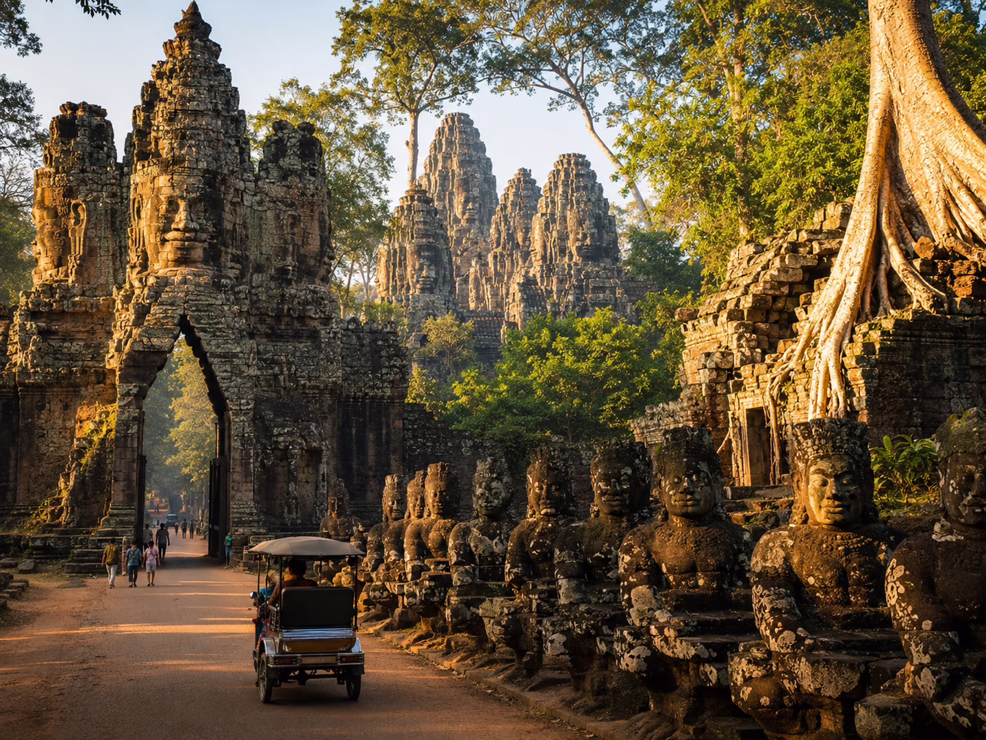 Angkor Thom y Angkor Wat