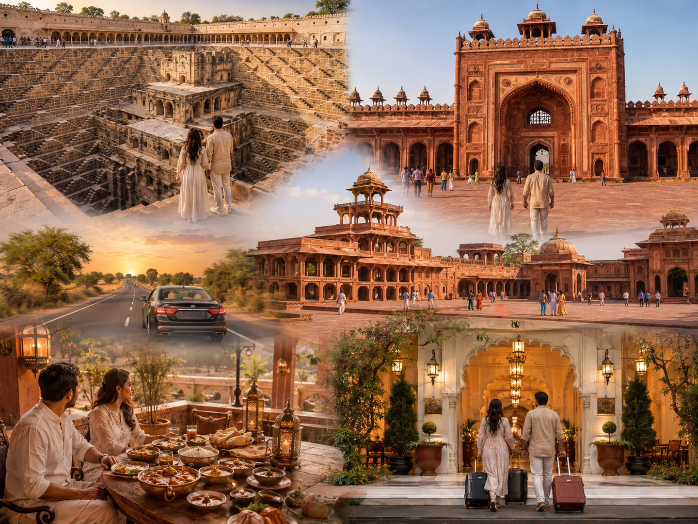 Jaipur a Agra vía Fatehpur Sikri