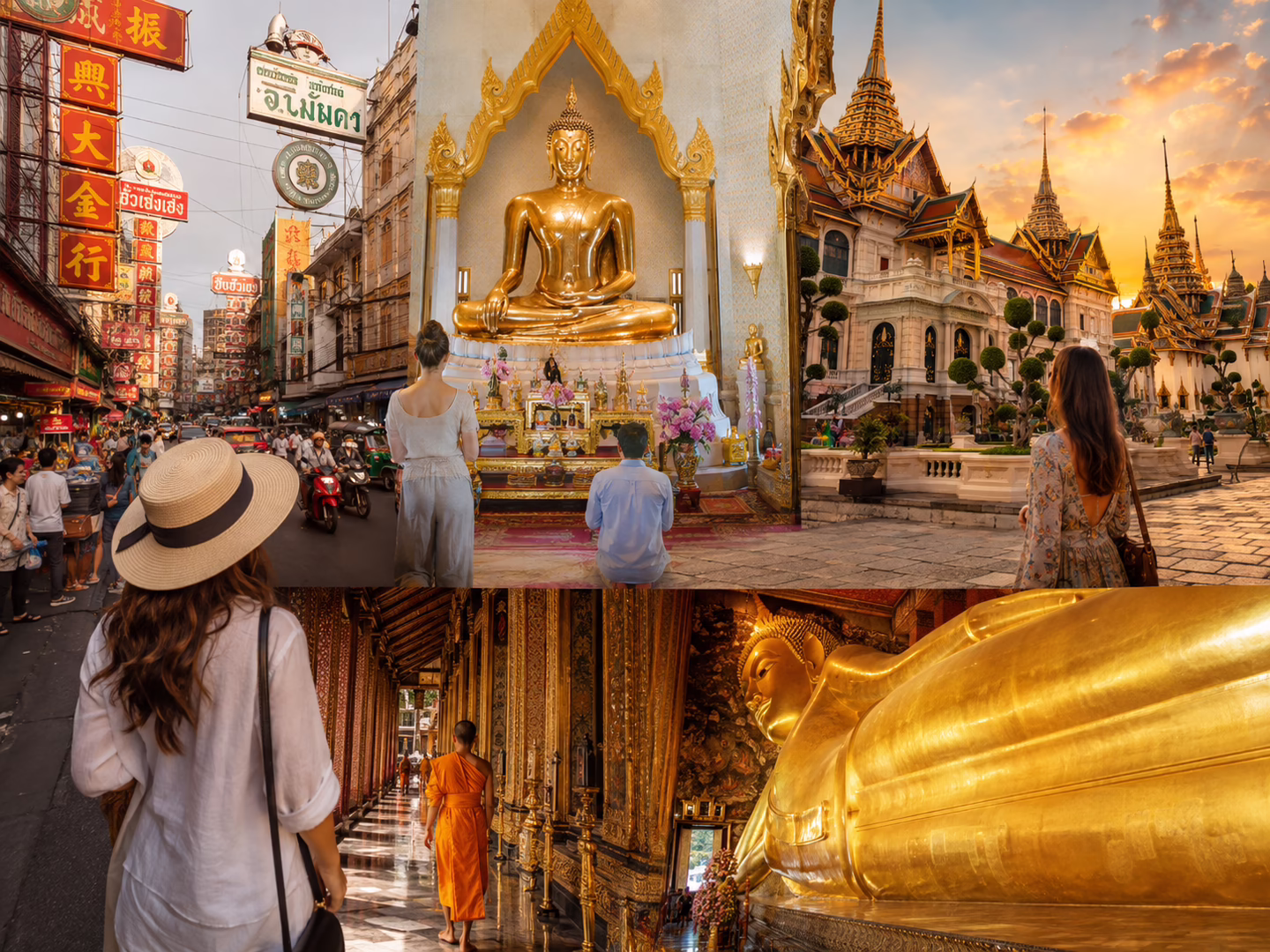 Chinatown, Gran Palacio y Wat Pho